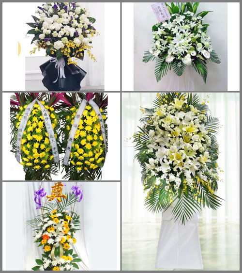 福建泉州晋江市龙湖镇埔头村白事花篮预定